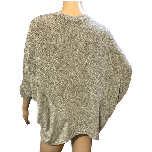 Cupshe Poncho Batwing Sleeve Sweater S Marled Knit Lightweight Asymmetrical Hem‎ - Picture 8 of 12